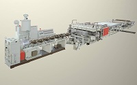PC，PP，PE Hollow Section Board Extrusion Line